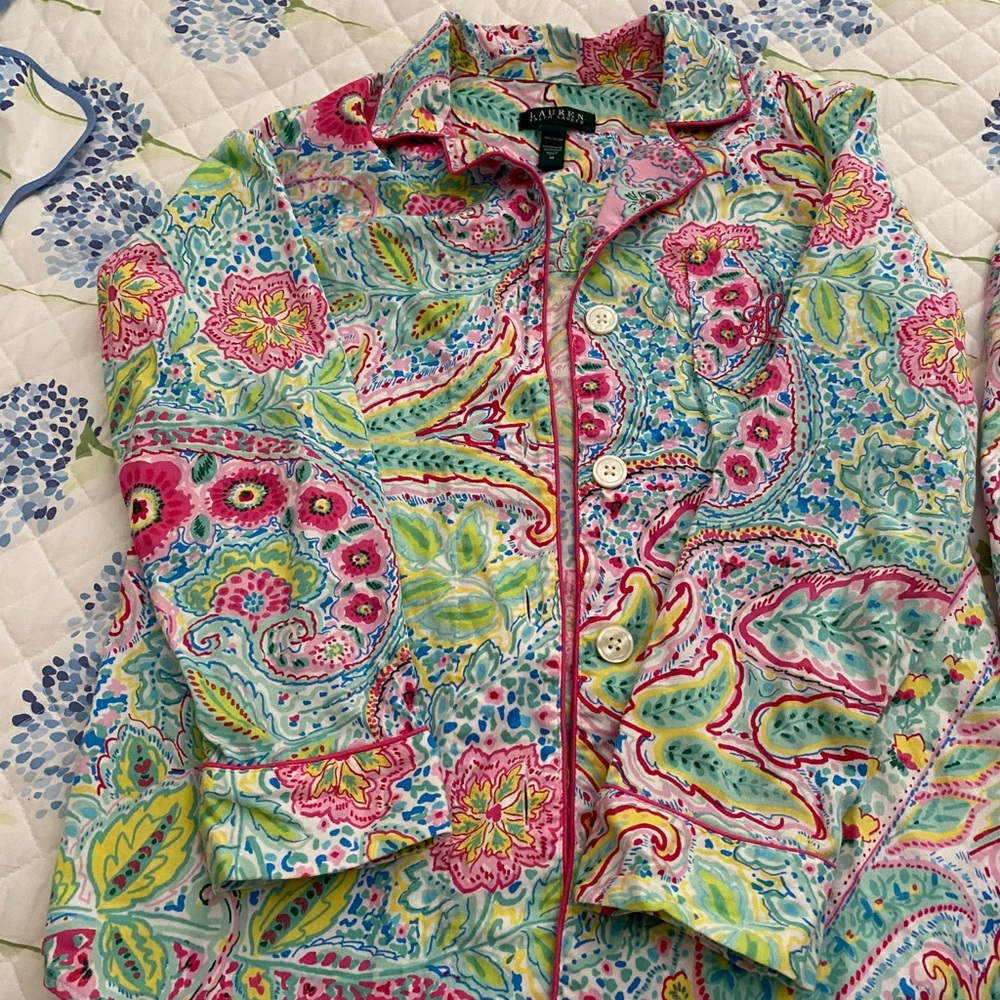 Lauren by Ralph Lauren floral cotton pajamas